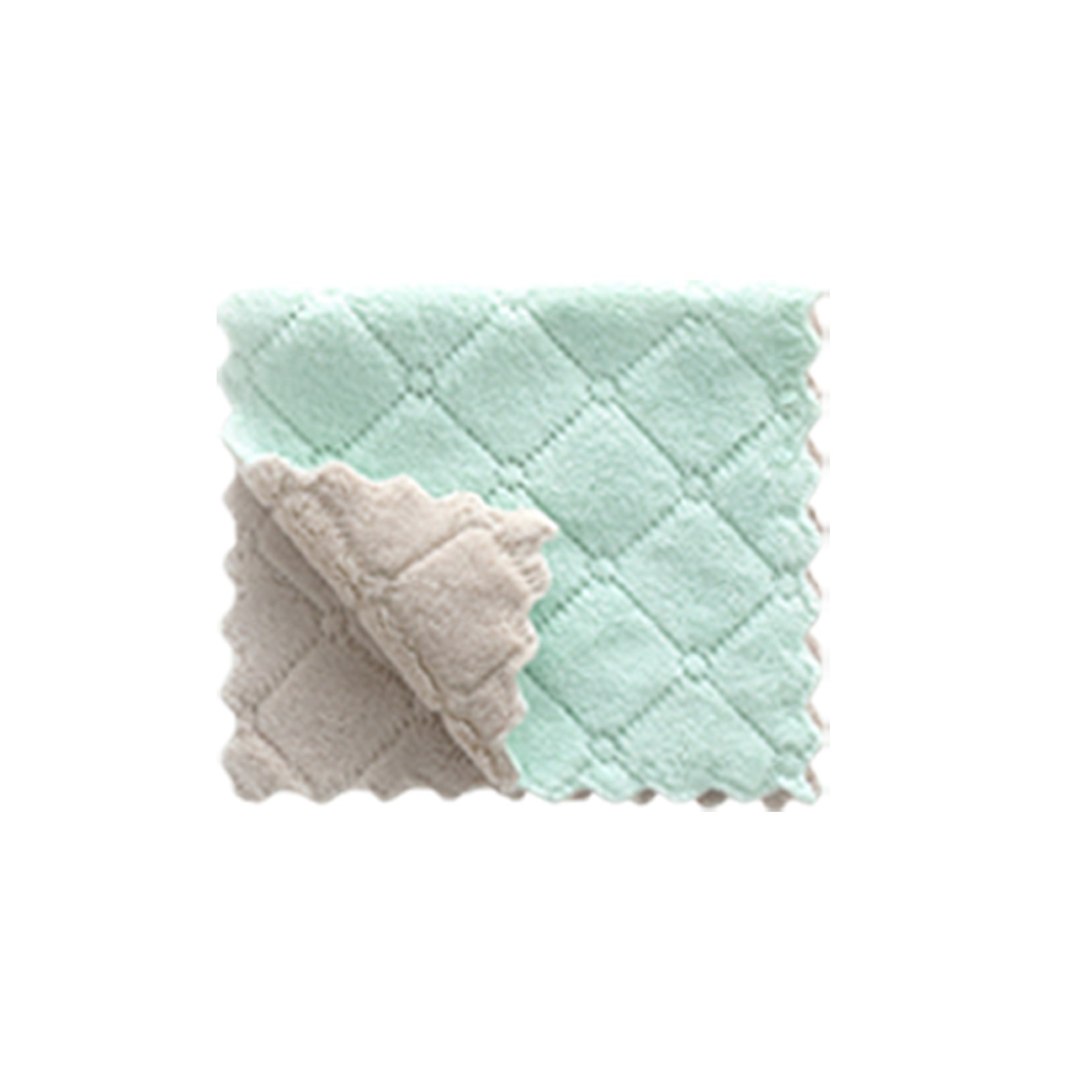 Microfiber Absorbent Coral Velvet Kitchen Cloth 2