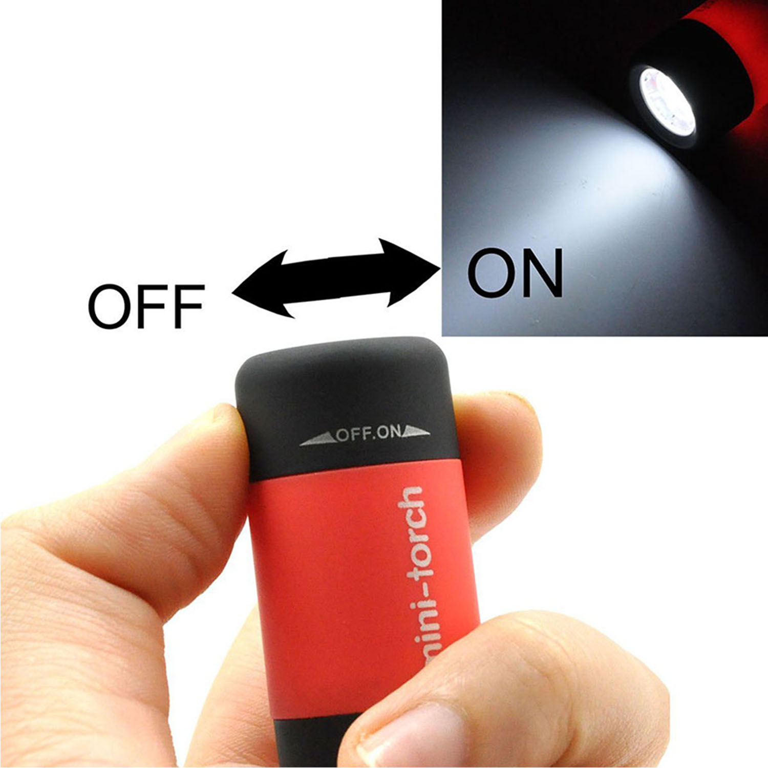 USB Rechargeable Mini Flashlight 4