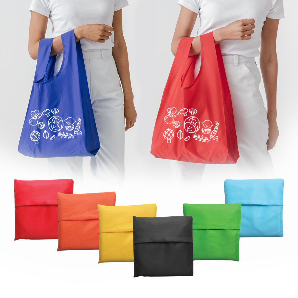 Folding Reusable Grocery Tote Bag 1