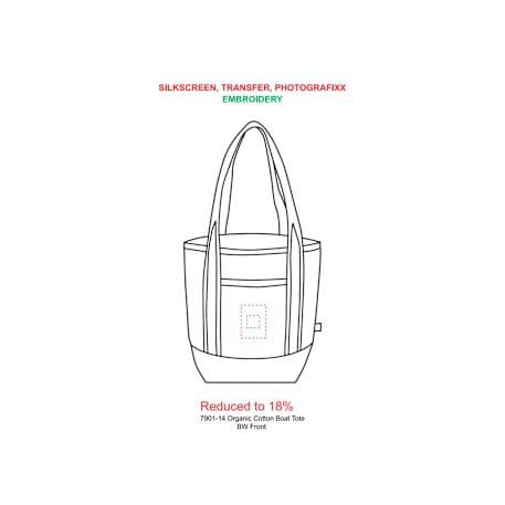 14oz Organic Cotton Tote 48