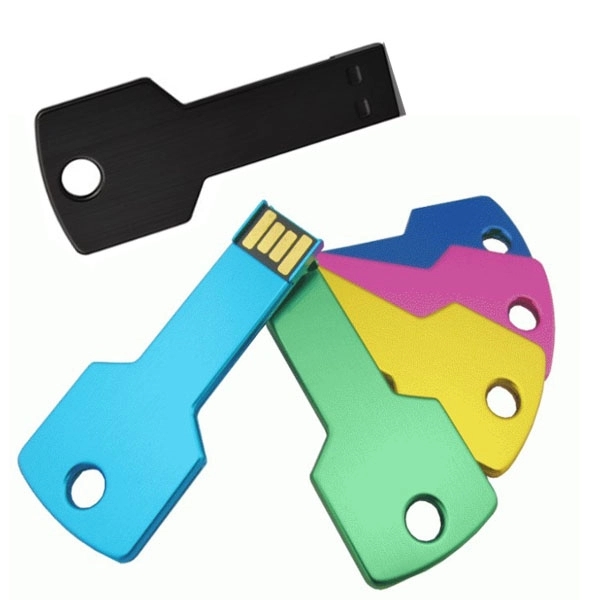 Metal Key Shaped USB Flash Drive 4