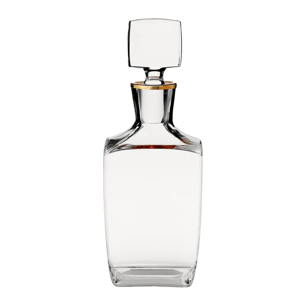 40oz. Gold Rimmed Spirit Decanter 4