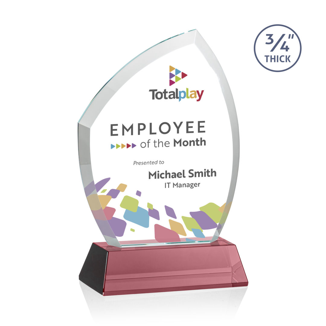 Daltry VividPrint™ Award on Newhaven Base - Red 5