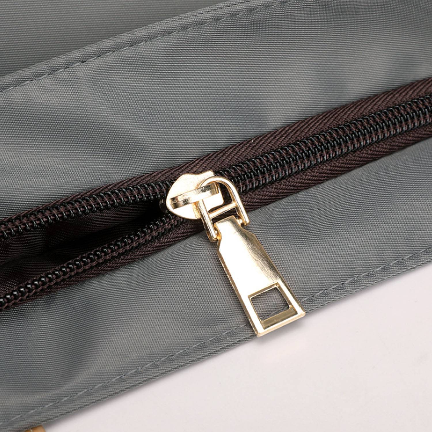 Nylon Tote Bag W/ Zip, custom tote bag with logo imprint 7