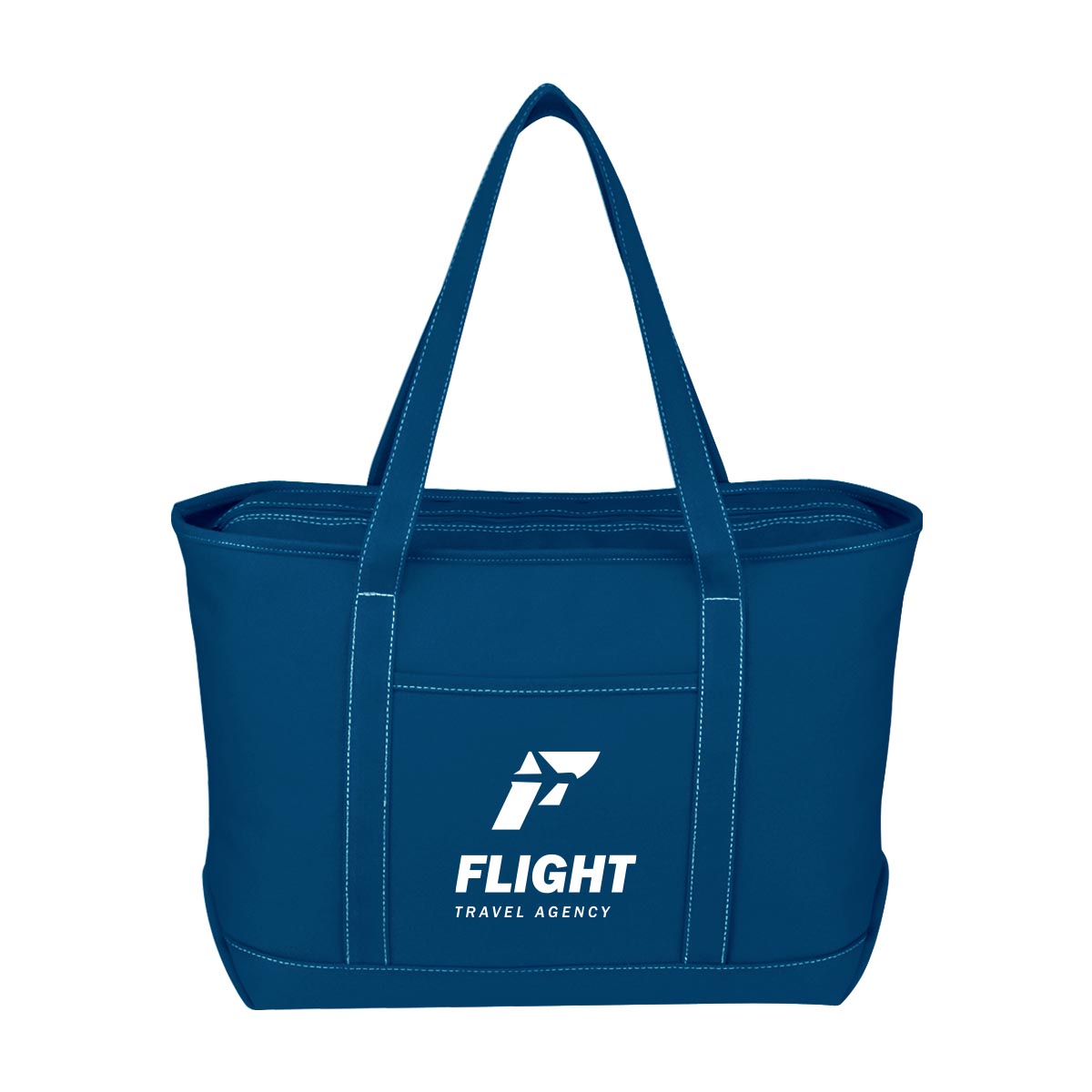 Large 24 Oz. Recycled Cotton Yacht Tote Bag, custom tote bag with logo imprint 17