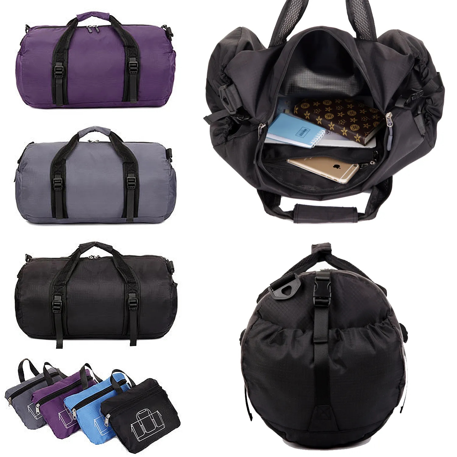 Foldable Waterproof Lightweight Sports Duffel Bag 3