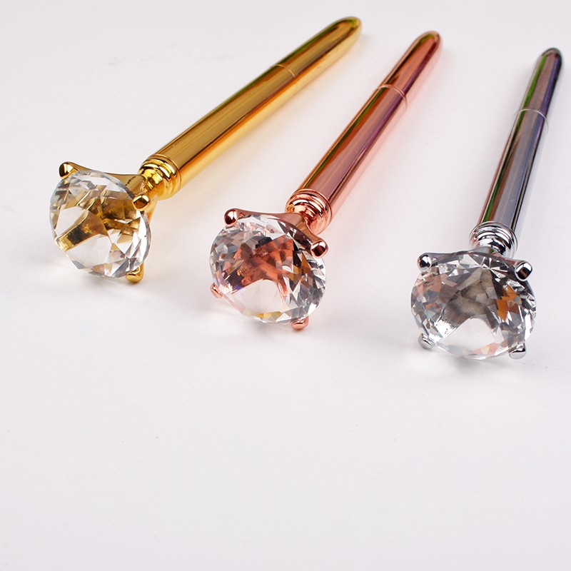 Metal Ballpoint Pen - Crystal Diamond Top 5