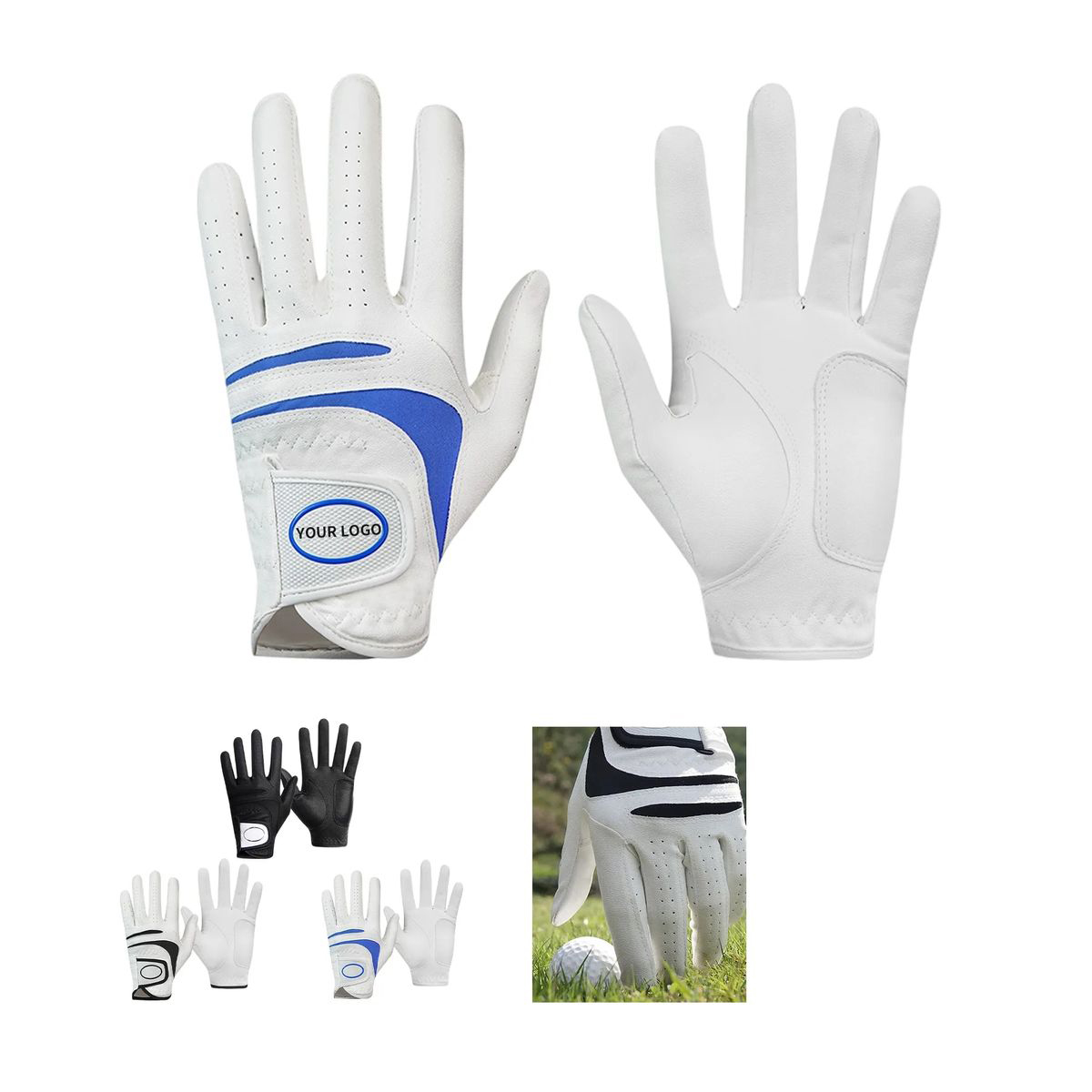Adjustable Nylon Sports Gloves 4