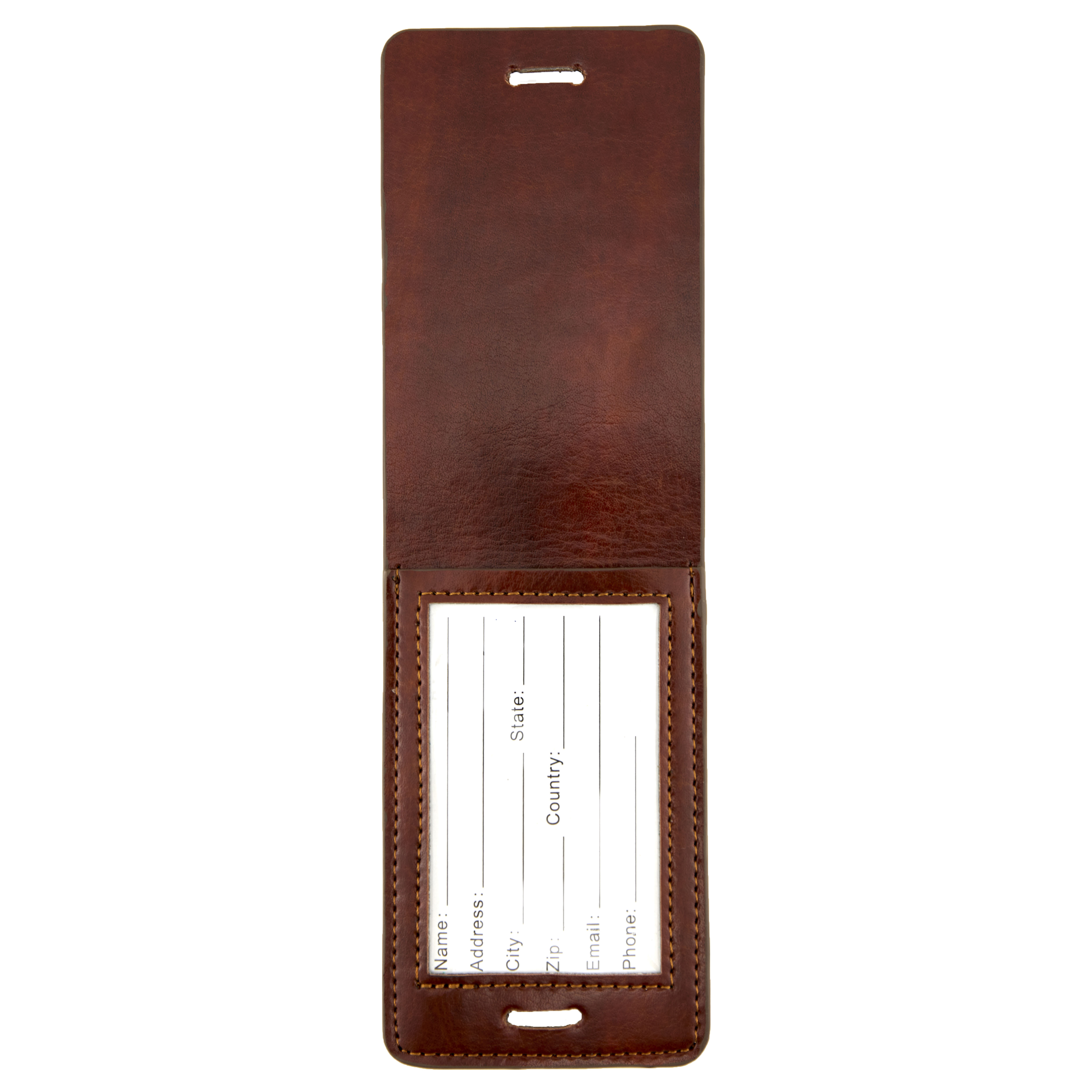 New Age Italian PU Leather Luggage Tag 32