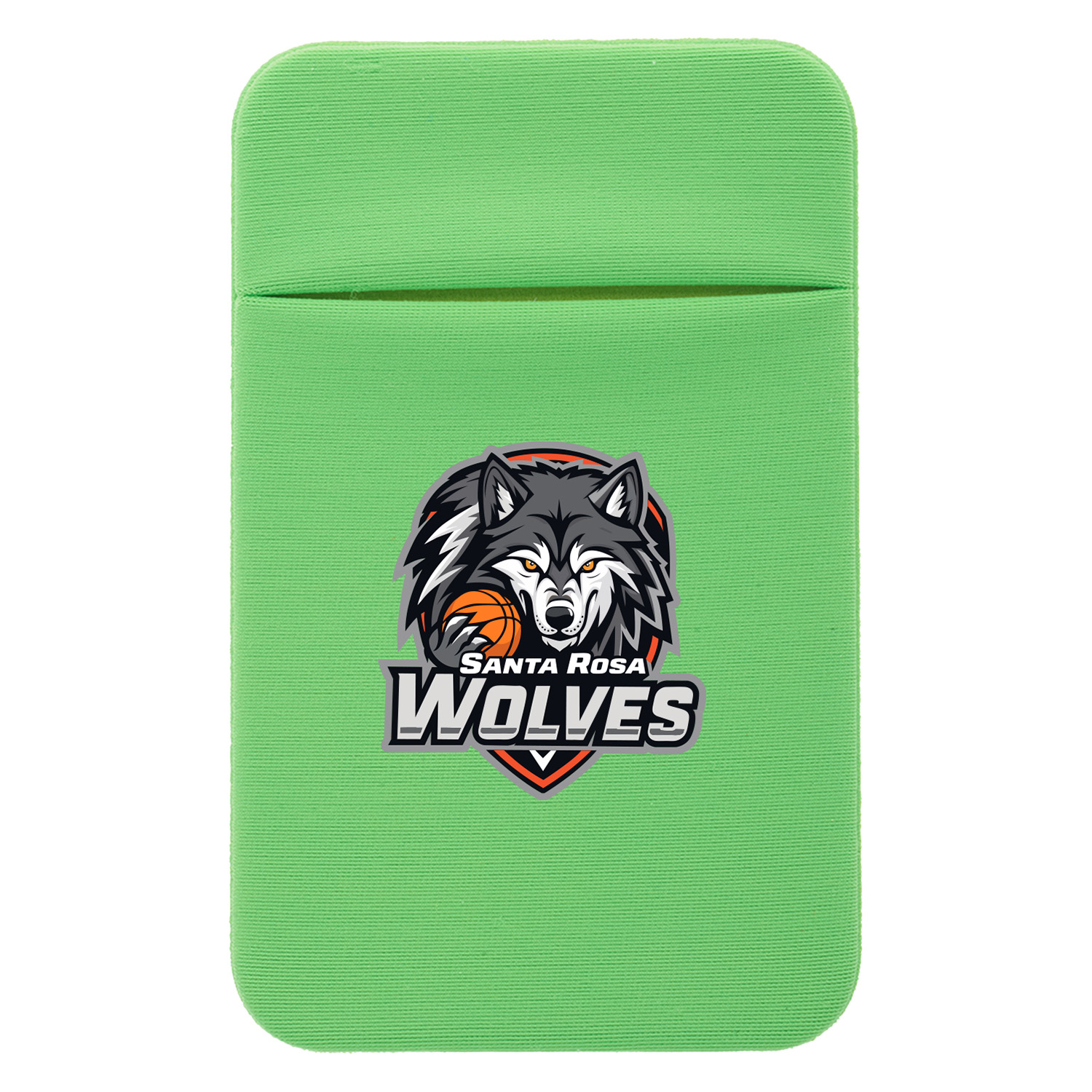 Knit Fabric Stick-On Phone Wallet 3