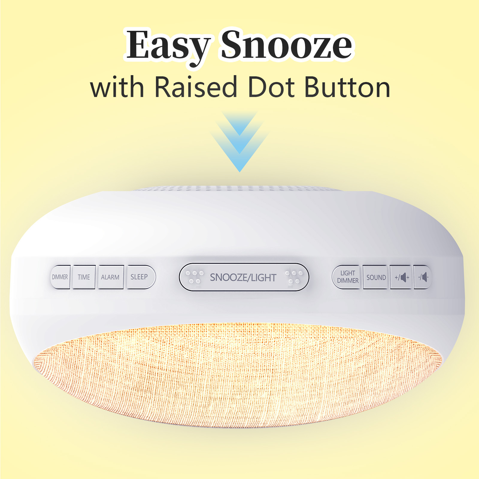 Digital Alarm Clock with Sound Machine 11