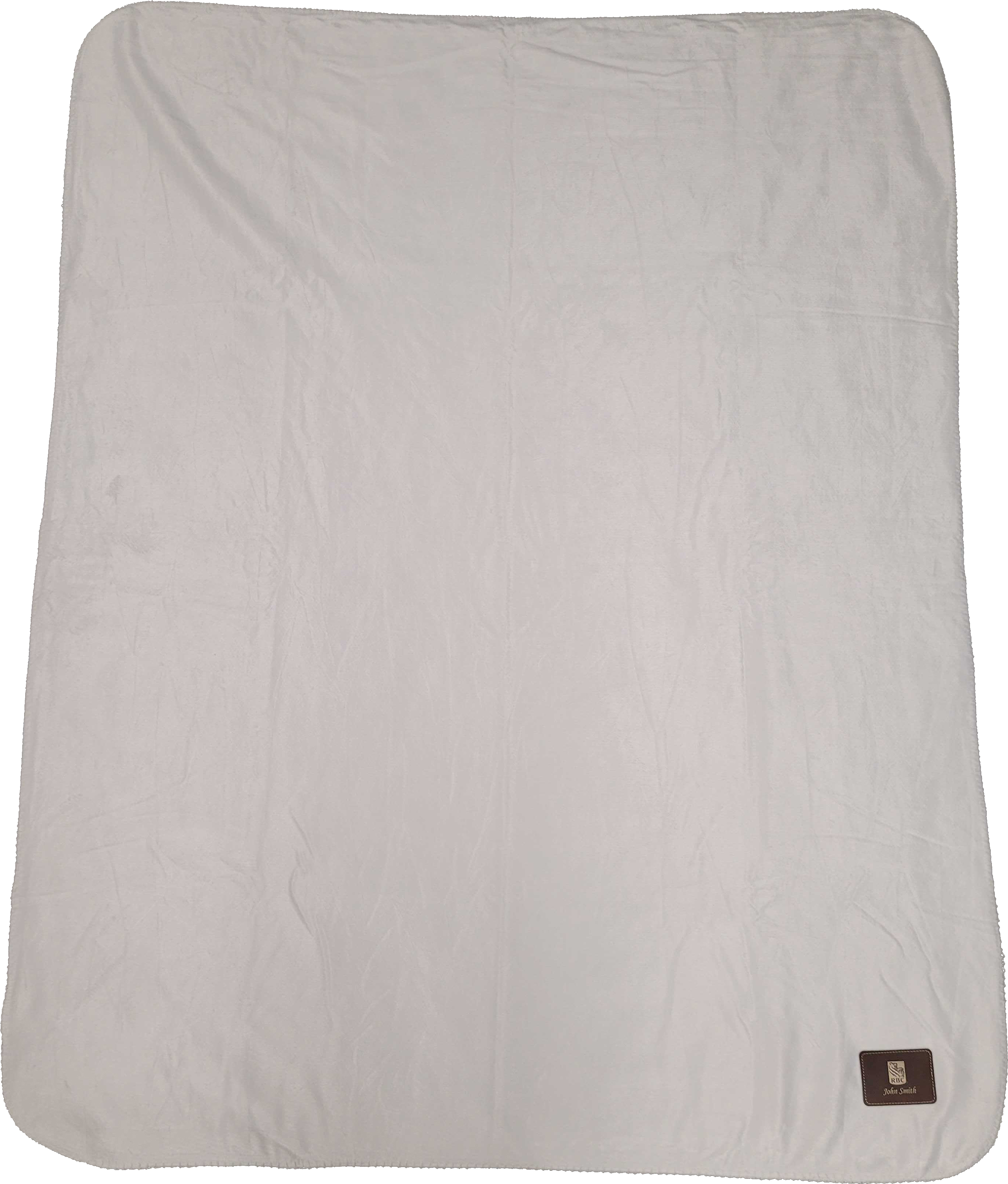 Sherpa Faux Wool Lined Micro Mink Throw, 50x60, with Lasered logo patch, NO SETUP CHARGE 6
