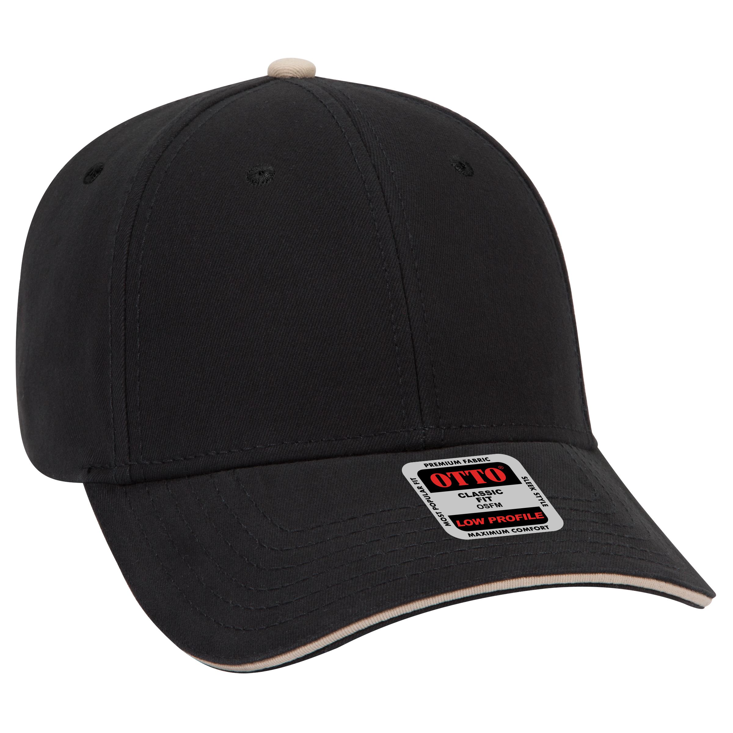 OTTO CAP 6 Panel Low Profile Baseball Cap