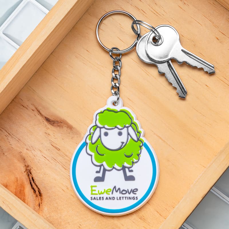 Custom Shaped PVC Keychains 36