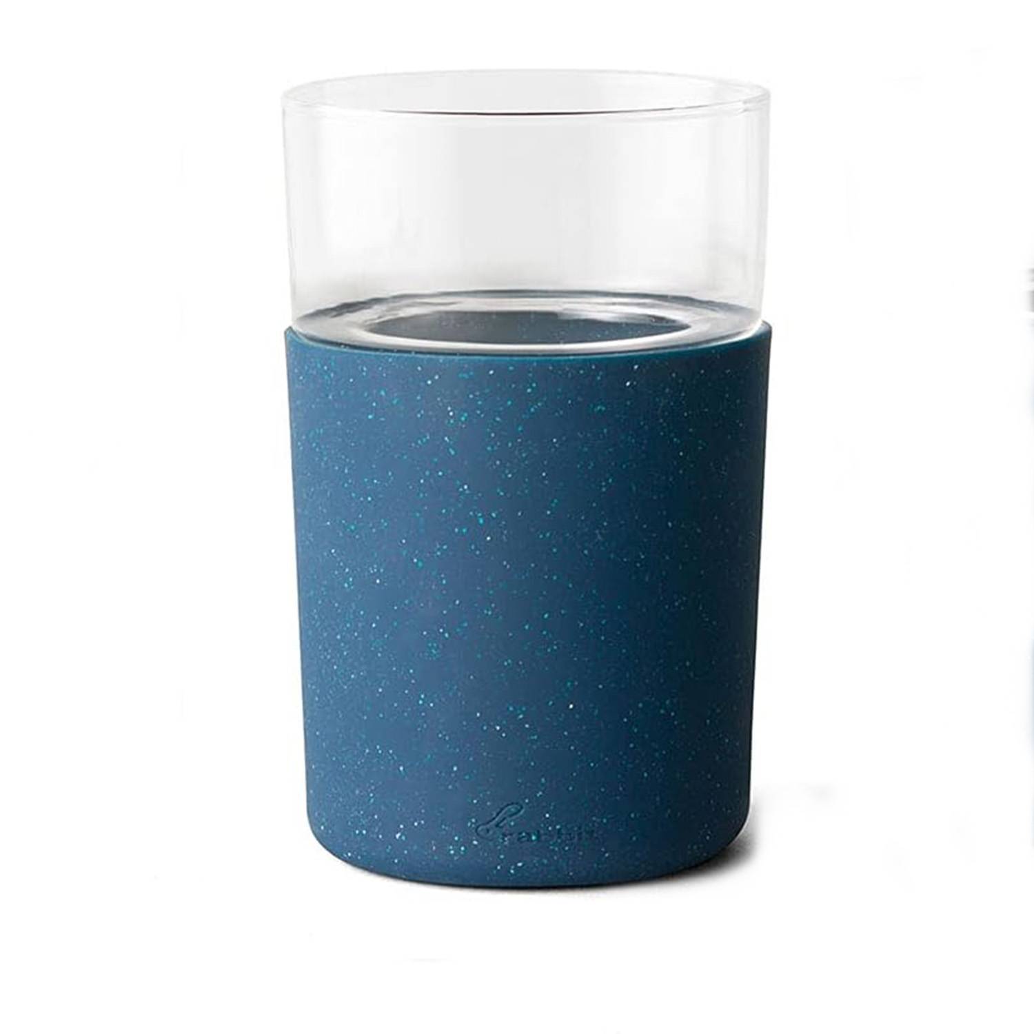12oz Frozen Glass Beverage Tumbler w/ Silicone Sleeve 3