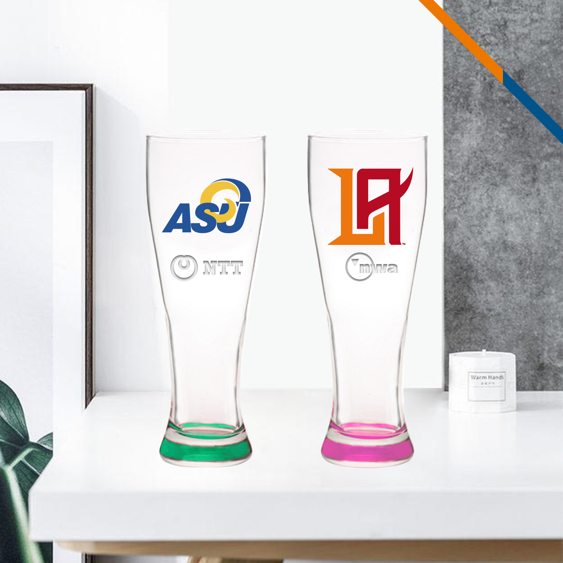 Libbey Glans Pilsner Glasses - 23 OZ. 7