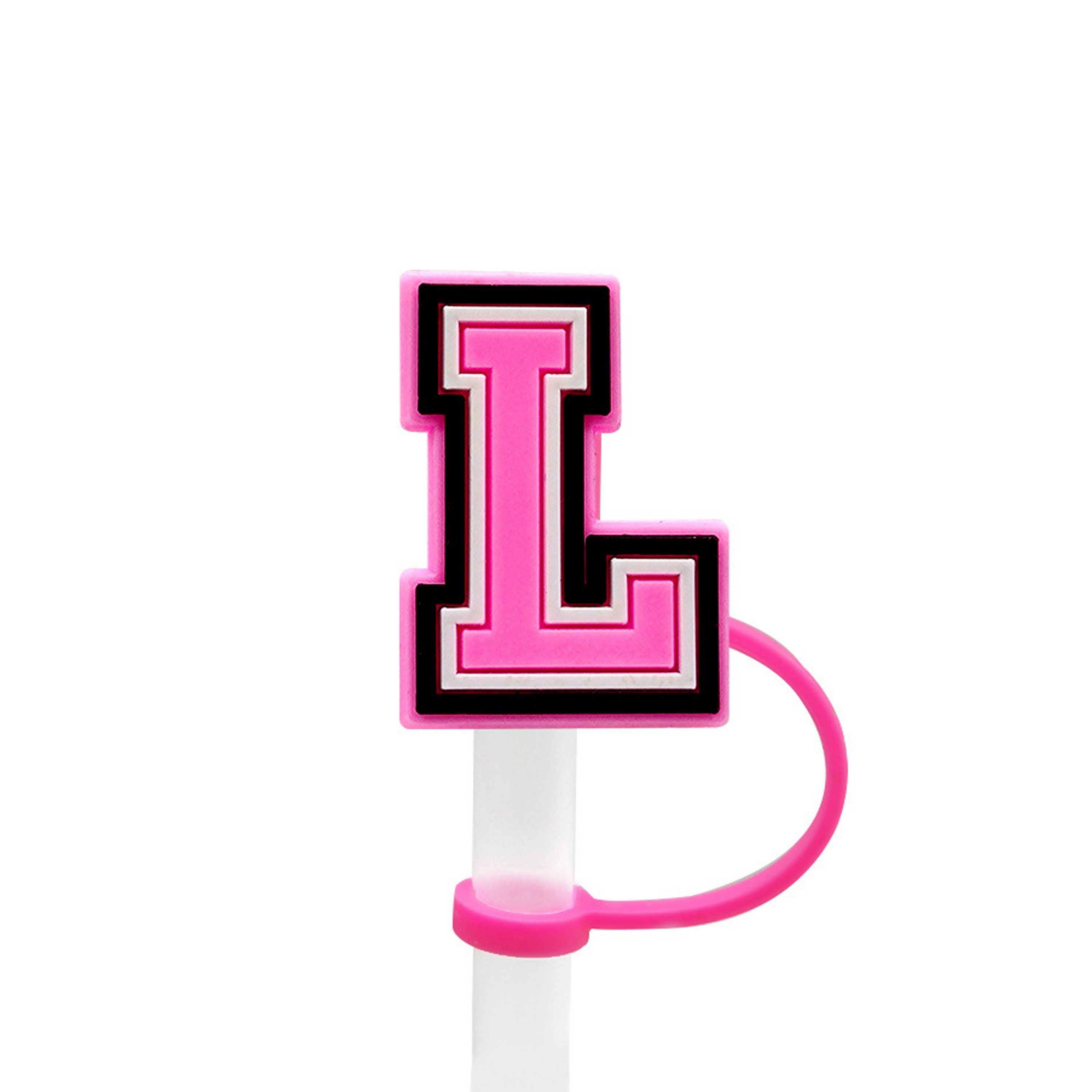Decorative Letter Style Straw Topper 10