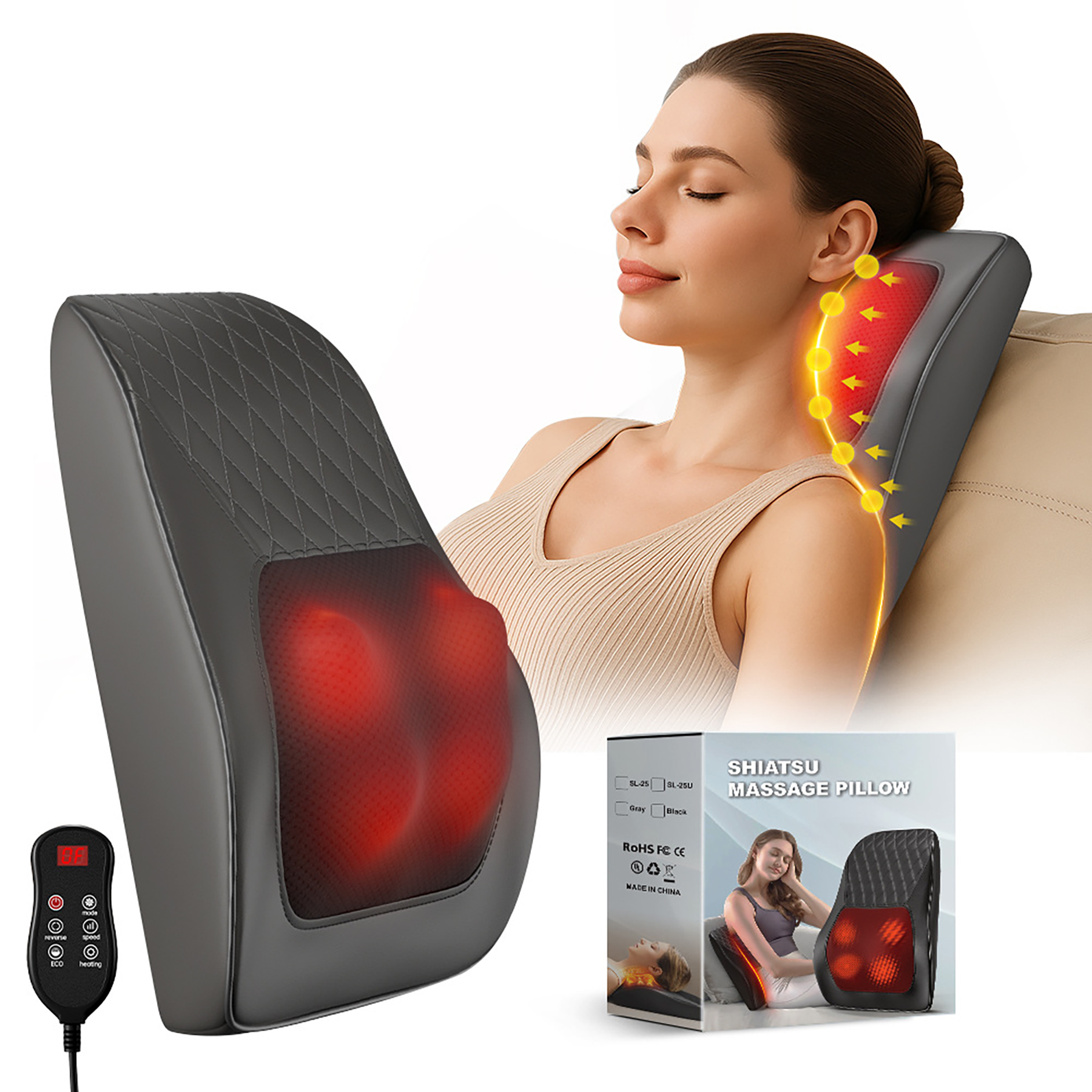 Heated Neck Back Massager 8