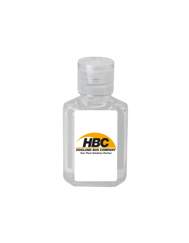 Custom Labelled 1oz/30ml  75%  Square Body Hand Sanitizer 2