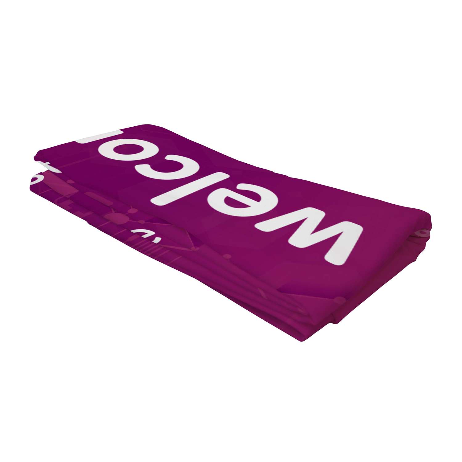 6'W x 72"H EuroFit Straight Wall Graphic Cover (Recycled Polyester Knit)