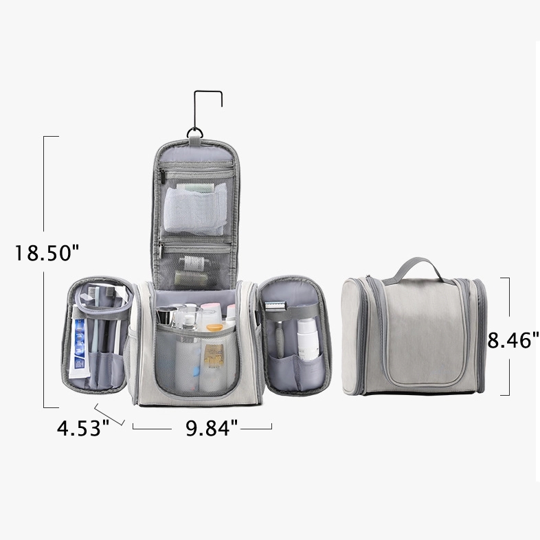 PU Hanging Travel Toiletry Bag & Makeup Cosmetic Organizer 1