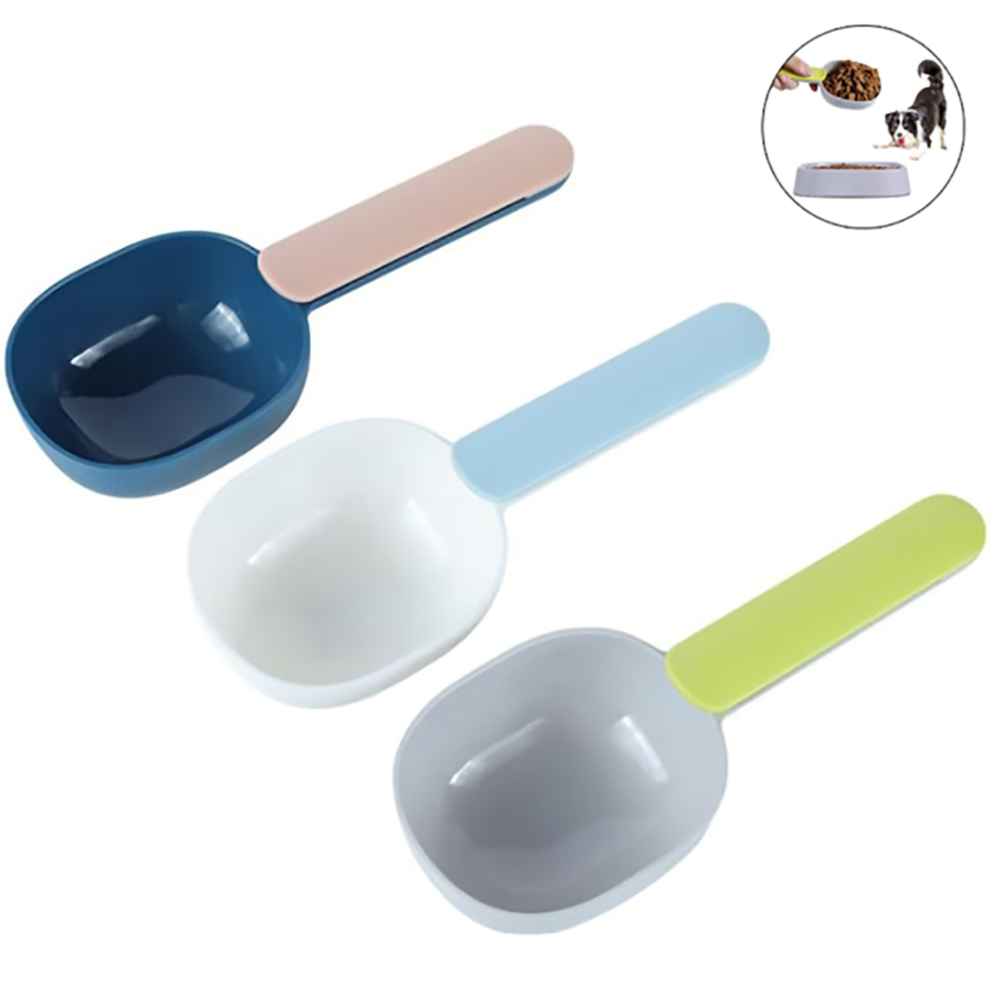 Dual Function Pet Food Scoop w/Bag Clip 4