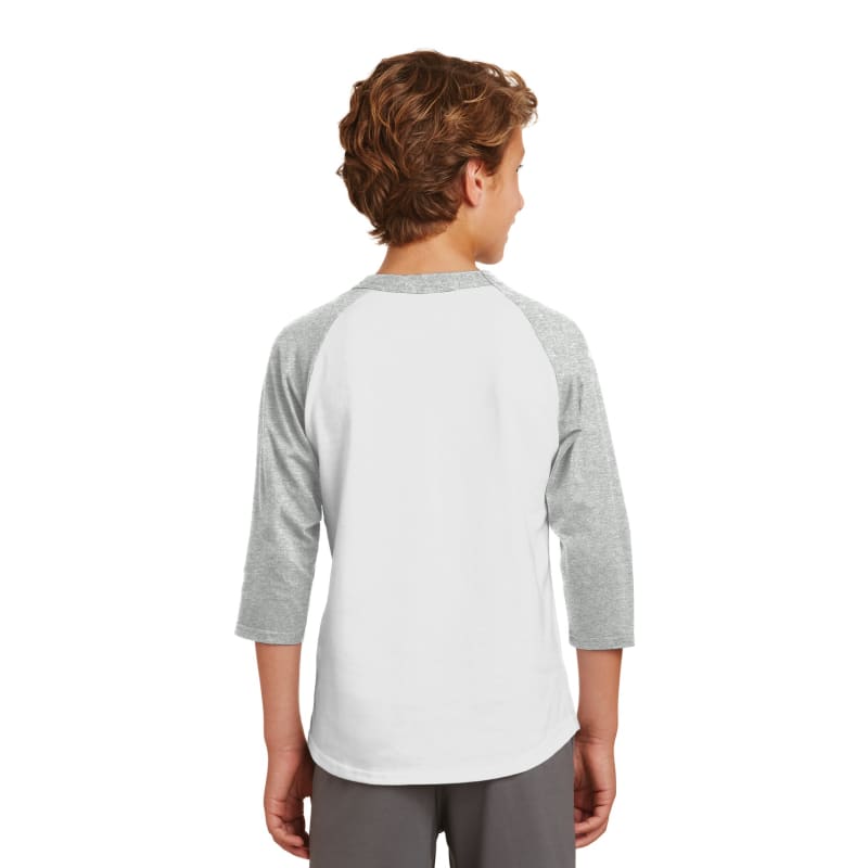 Sport-Tek Youth Colorblock Raglan Jersey. 20