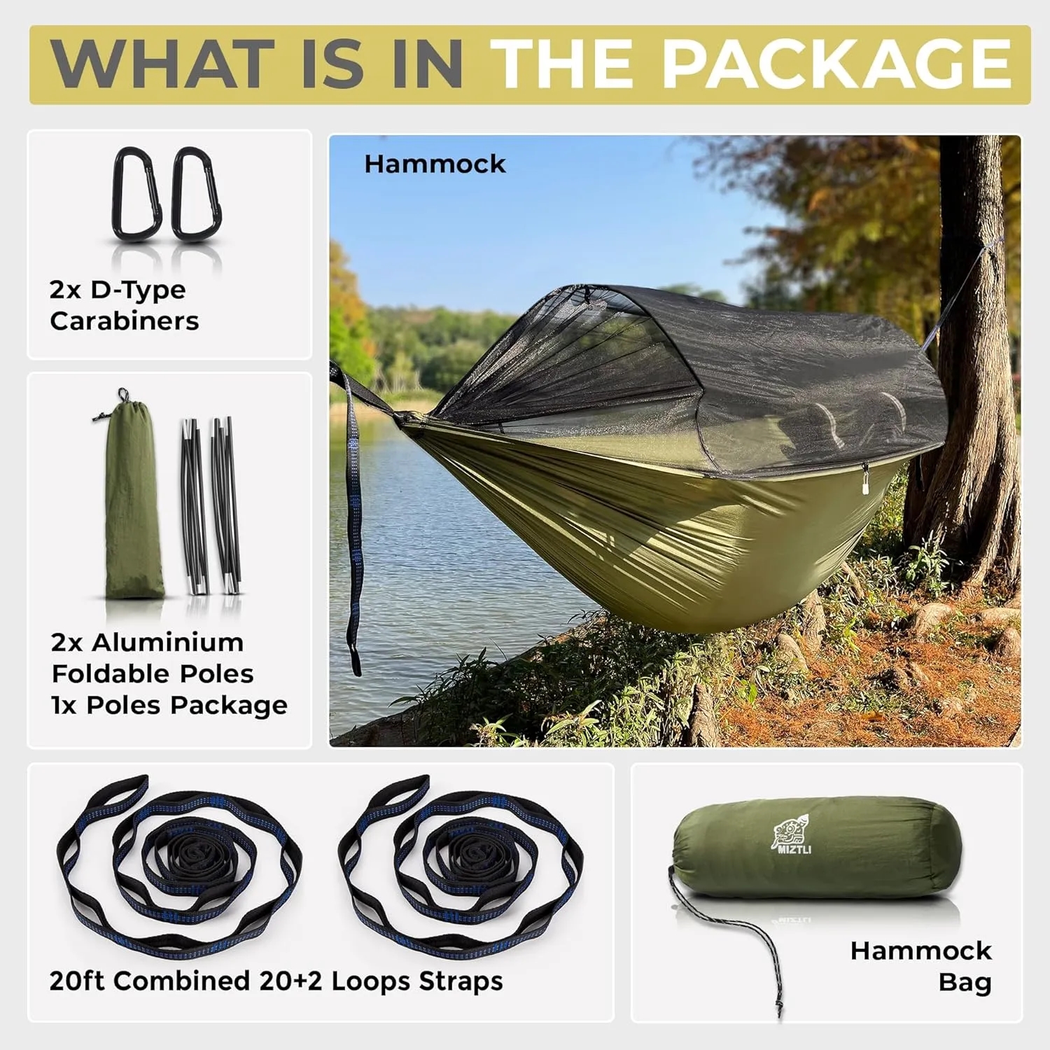 Portable Camping Hammock 2
