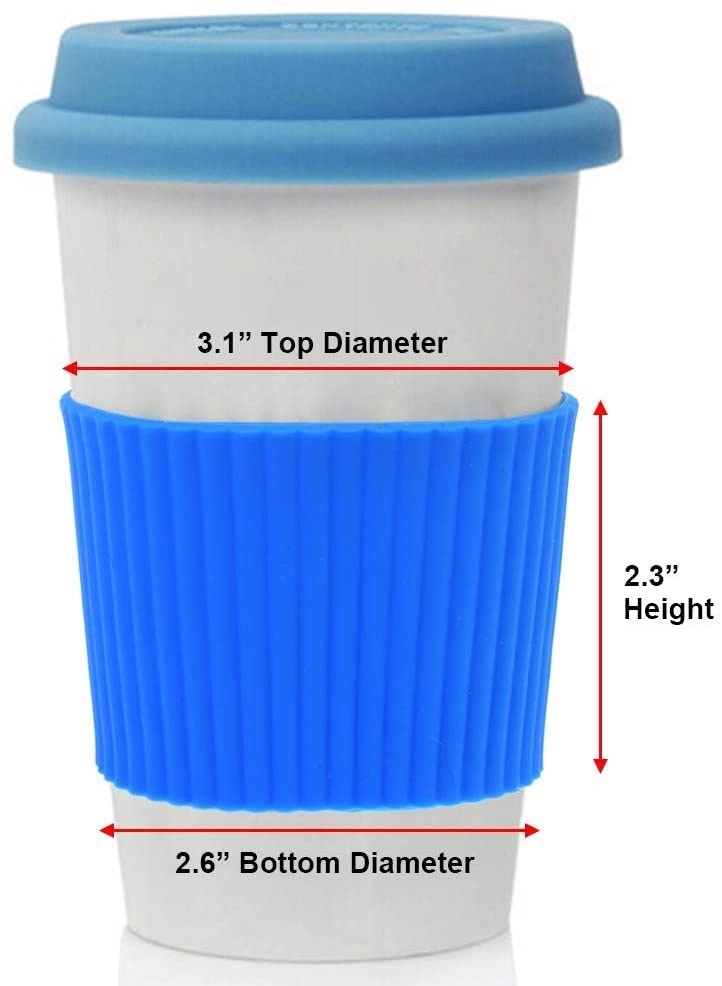 Heat-resistant Silicone Coffee Cup Sleeve 2