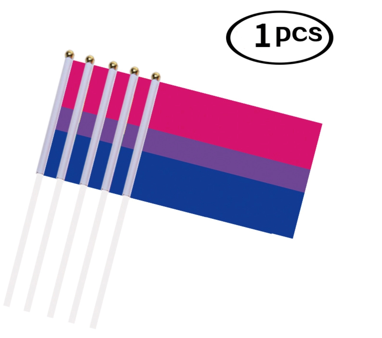 Rainbow Flags with Flagpoles 5