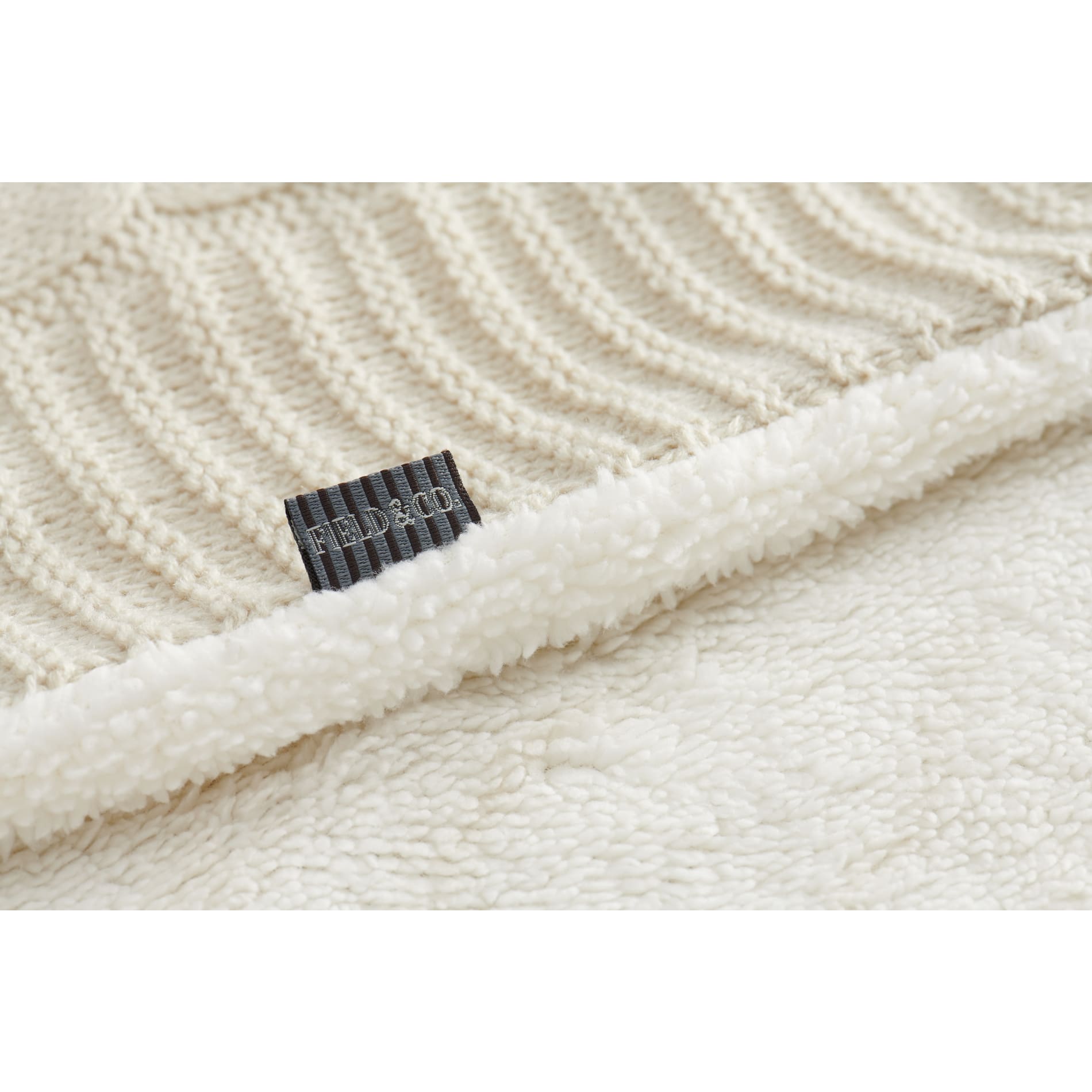 Field & Co.® Cable Knit Sherpa Blanket 94