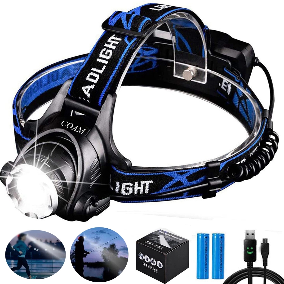 Usb Charging Led Headlamp 4
