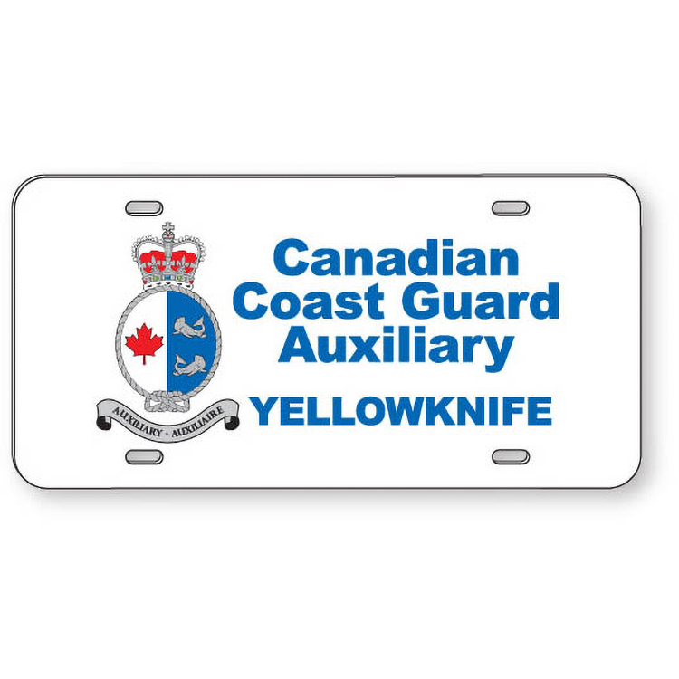 .060 White Styrene Licence Plates (5.875" x 11.875") screen-printed