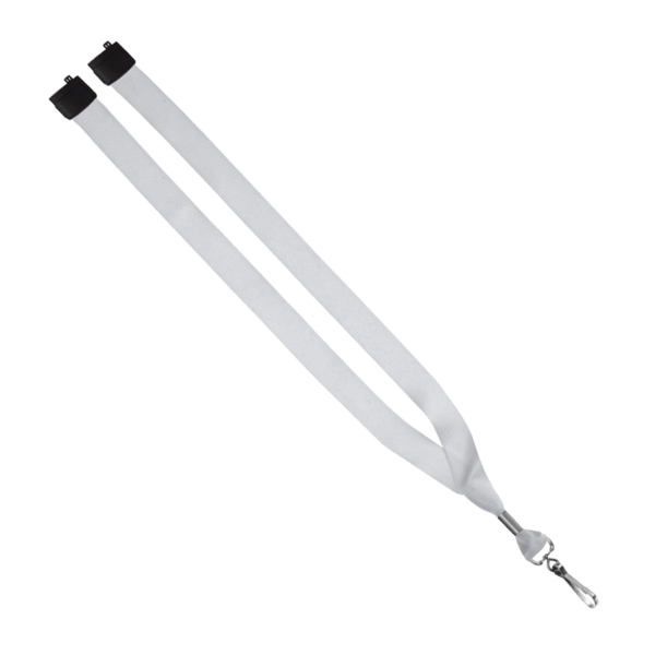 USA Made 0.75" Dye-Sublimated Lanyard with Zinc Crimp & Zinc Split-Ring 26