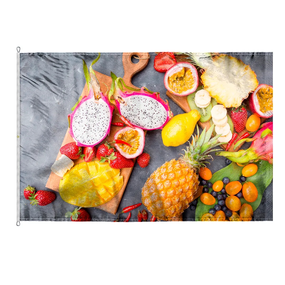 Custom Digitally Printed Flags - 12' x 18' E-Poly 2