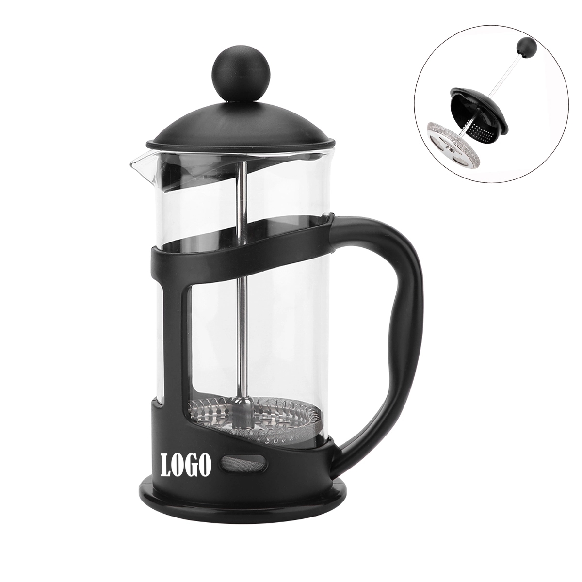 French Press Coffee Maker 600ml 2