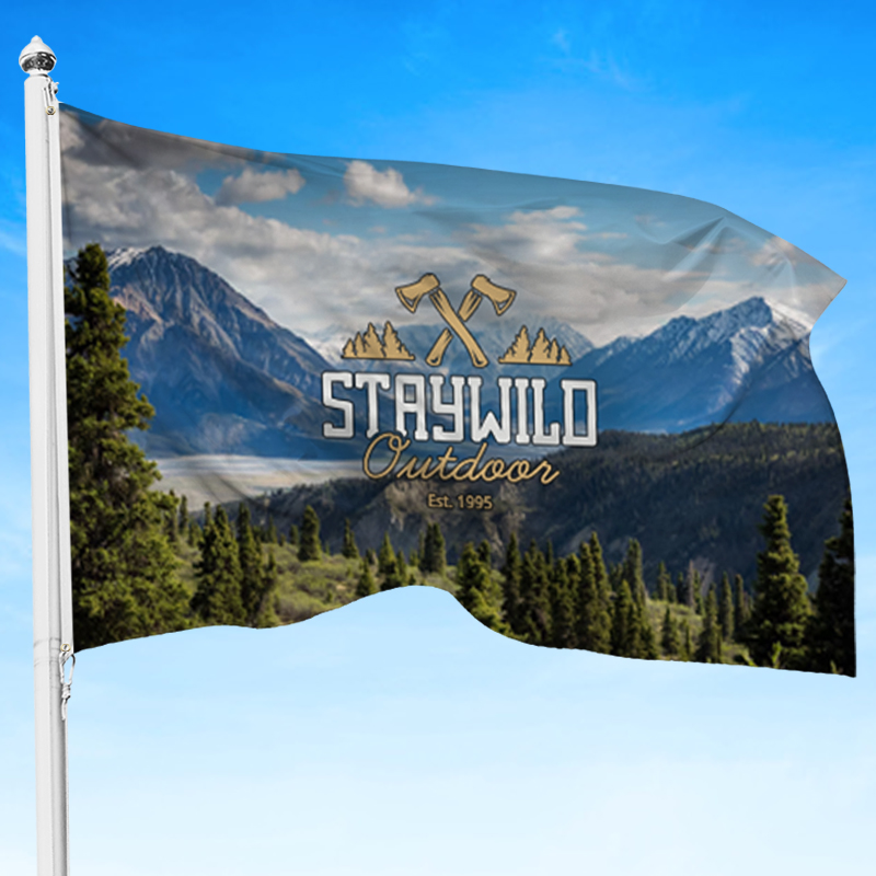 Full Color Pole Flag, 6' x 10'