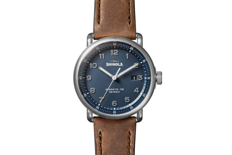 Shinola The Canfield C56 Leather Strap Watch 2