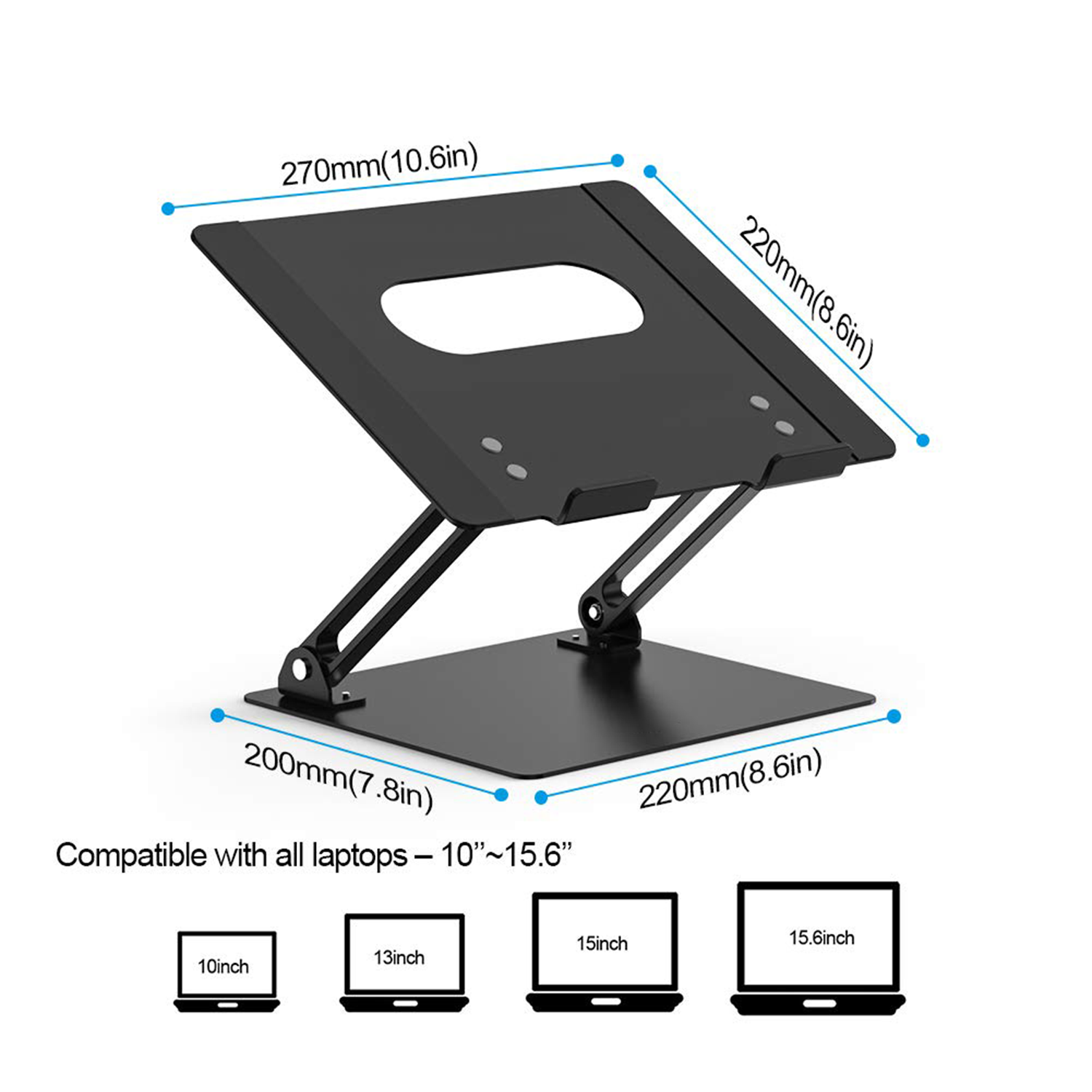 Ergonomic Adjustable Notebook Stand 2