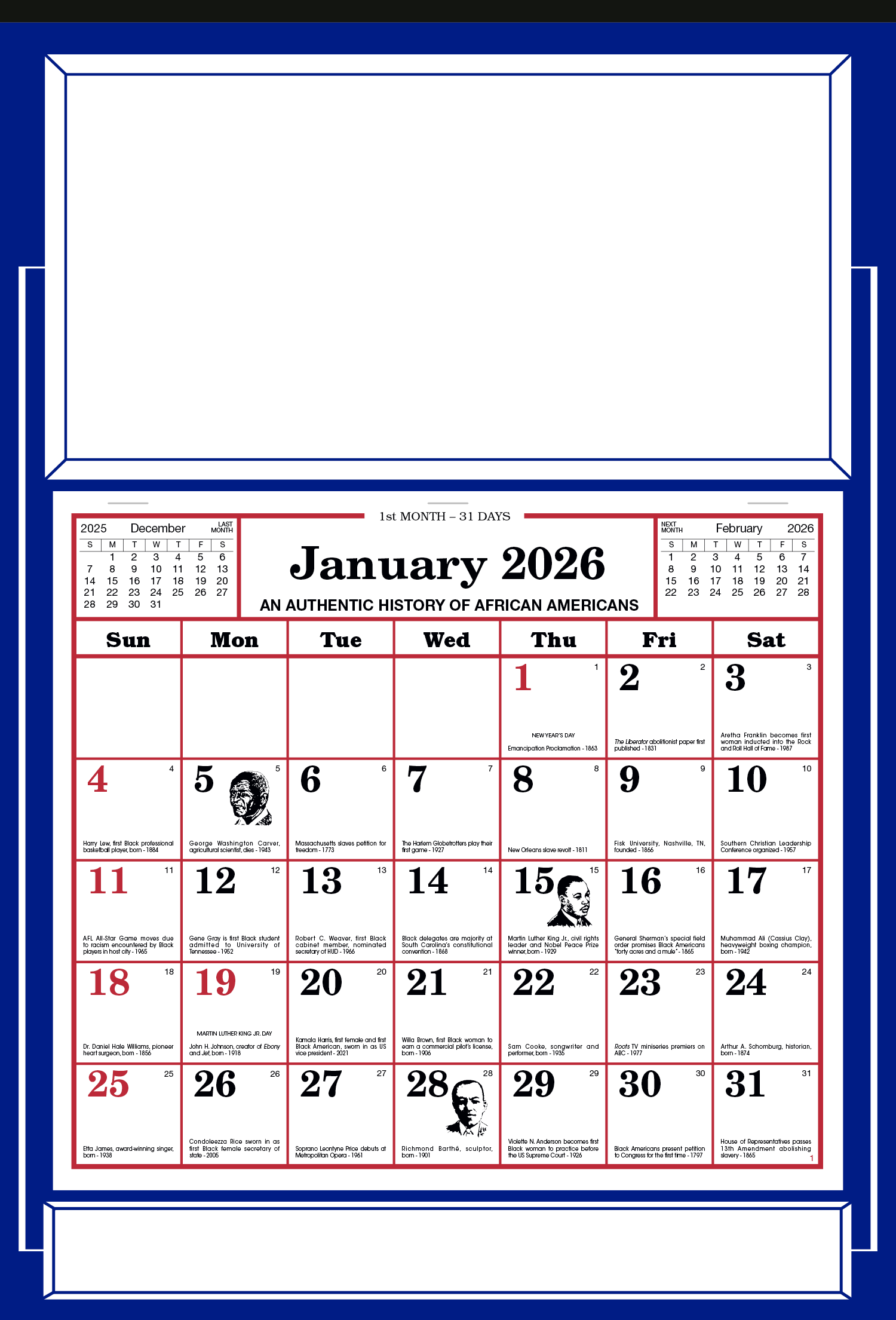 Skinner & Kennedy® Apron Calendar 116