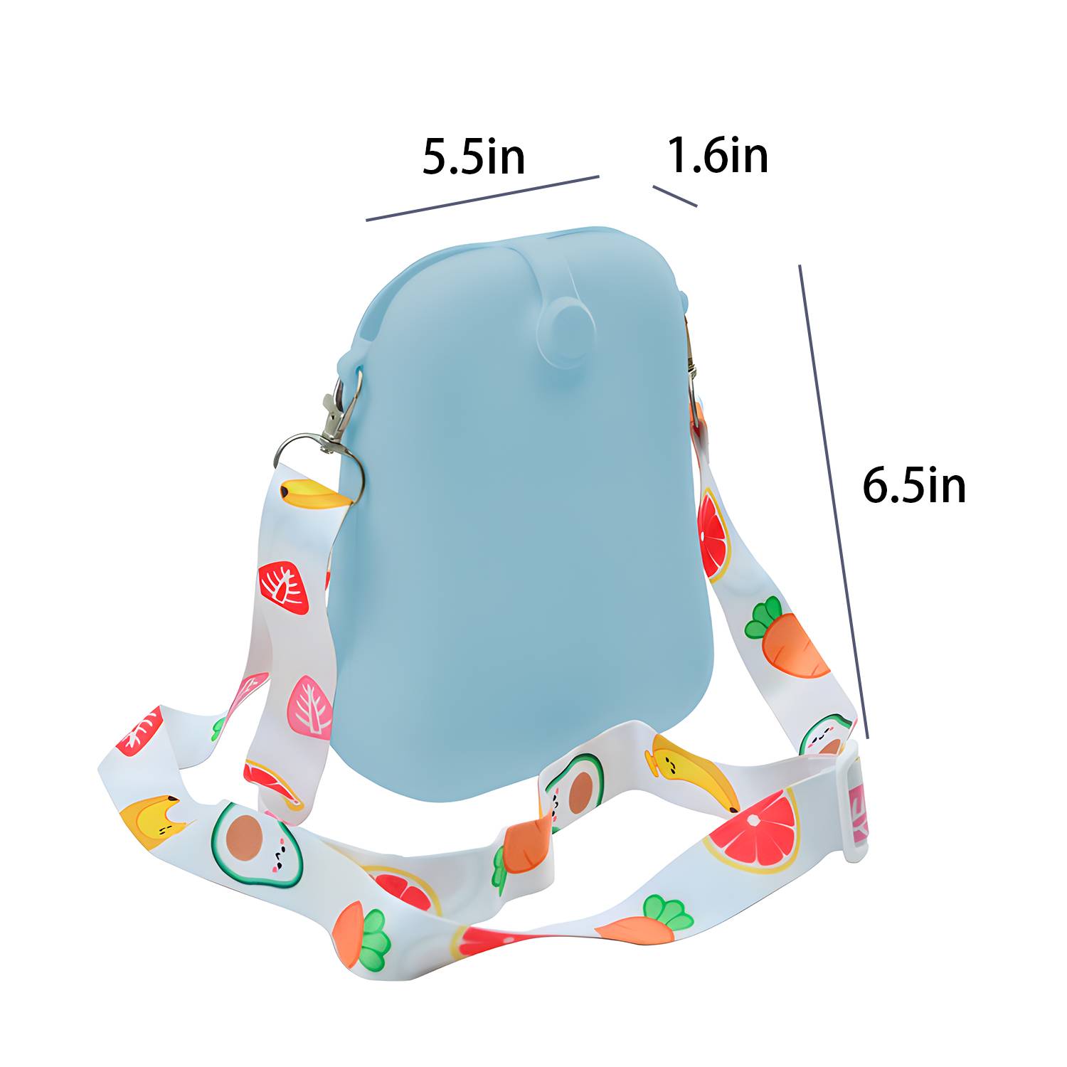 Silicone Crossbody Bag Compact Purse for Women 2