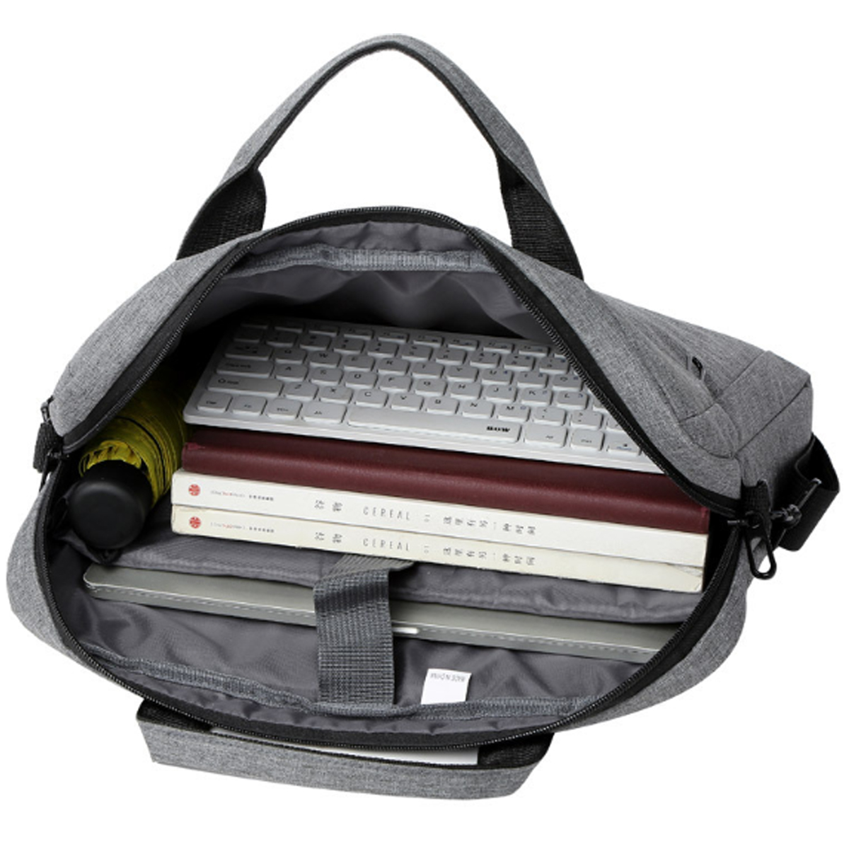 15.6" Laptop Briefcase with Luggage Trolley Sleeve 1