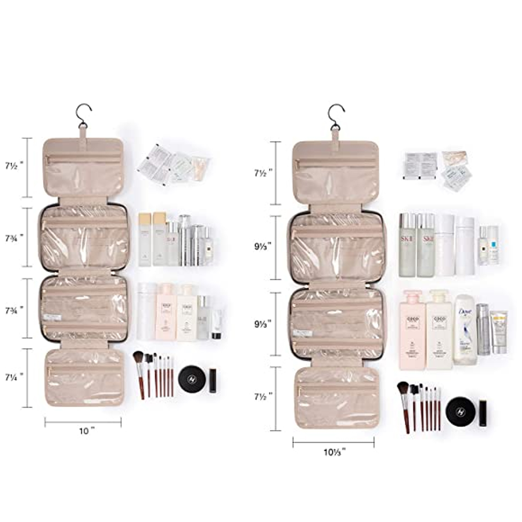 Travel Toiletry  Bag with Hanging Hook 1