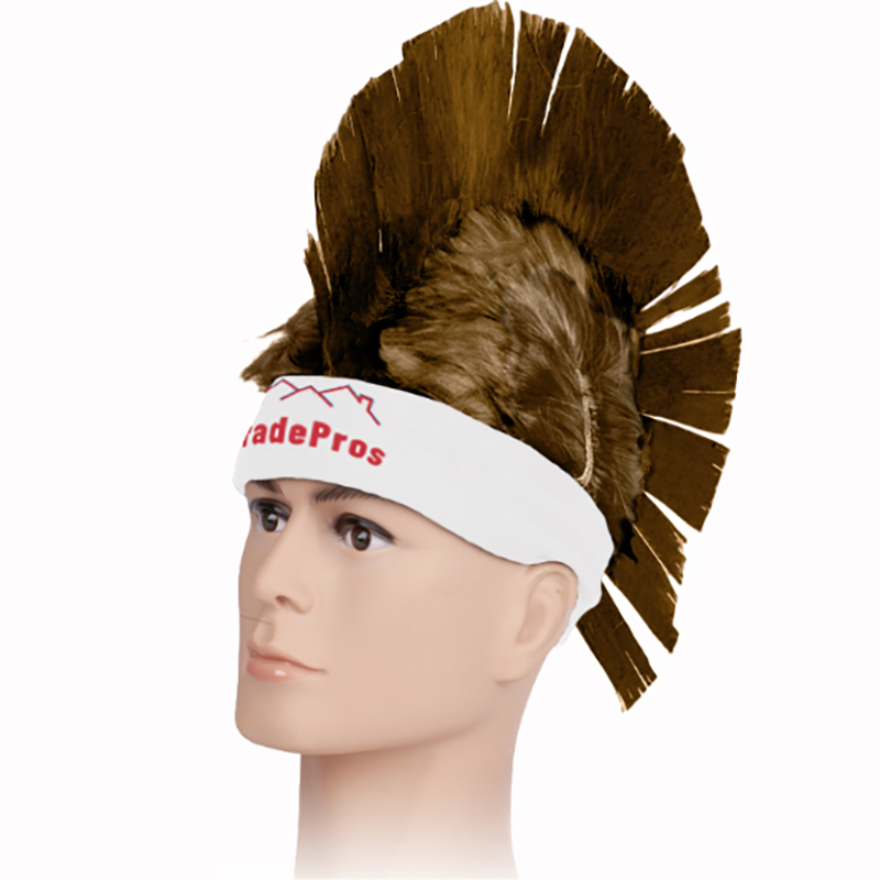 American Crazy Wig With Headband Mohawk 2
