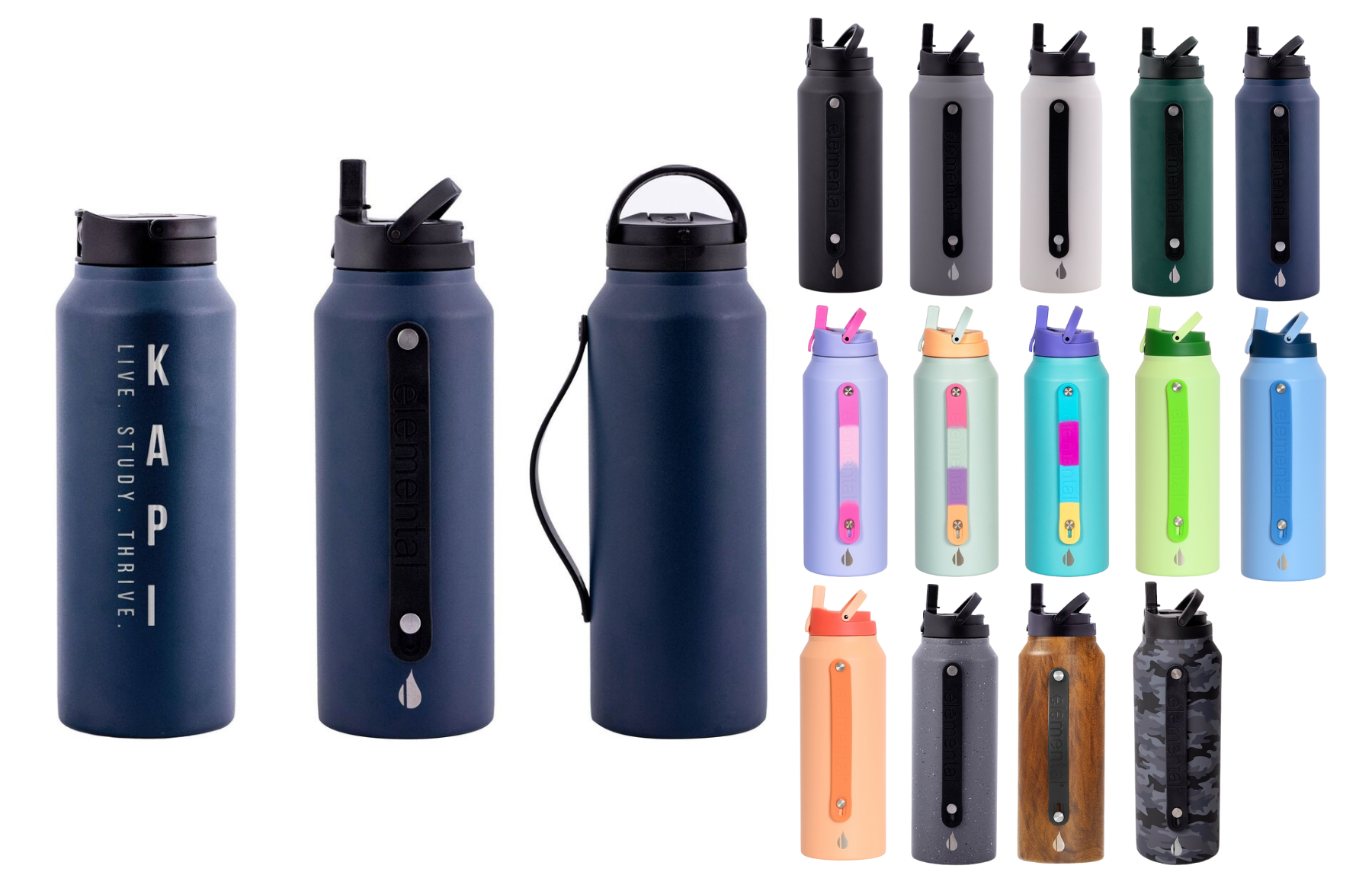 Elemental® Iconic Sport 32oz Stainless Steel Water Bottle - Vacuum Insulated 19