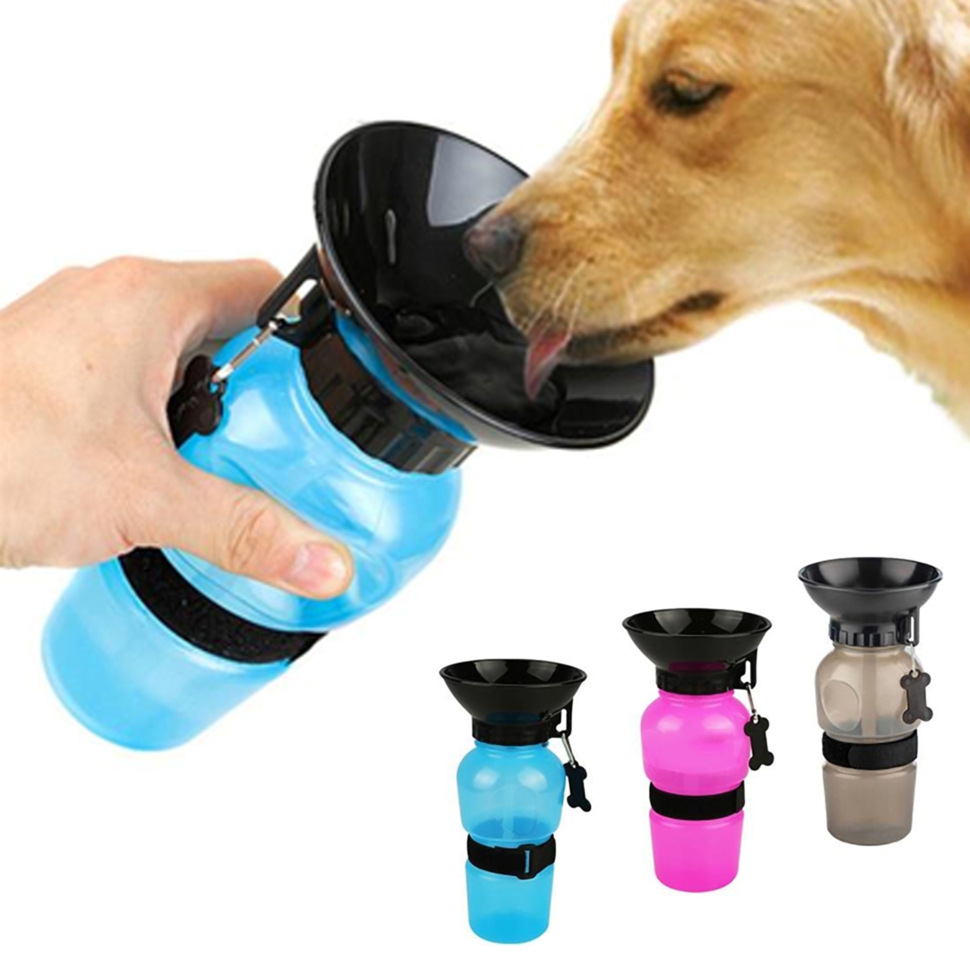 500mL Portable Dog Water Bottle 5