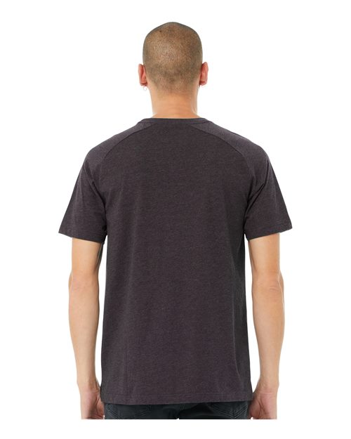 Men's Heather CVC Raglan Tee - 3201 39
