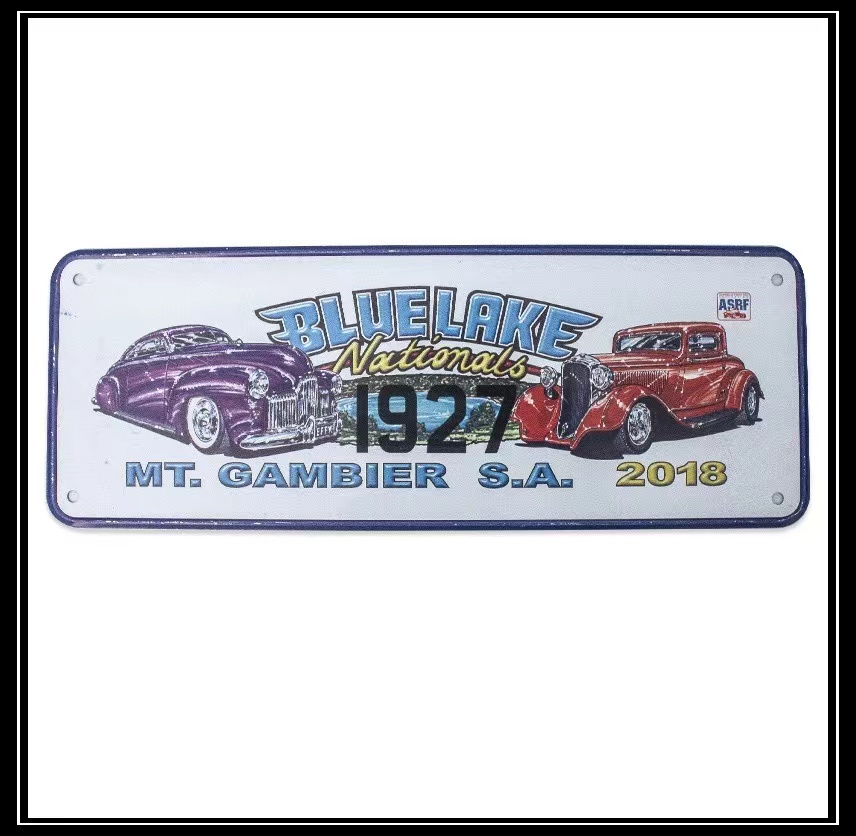 Aluminum Personalized Embossed Plates 3