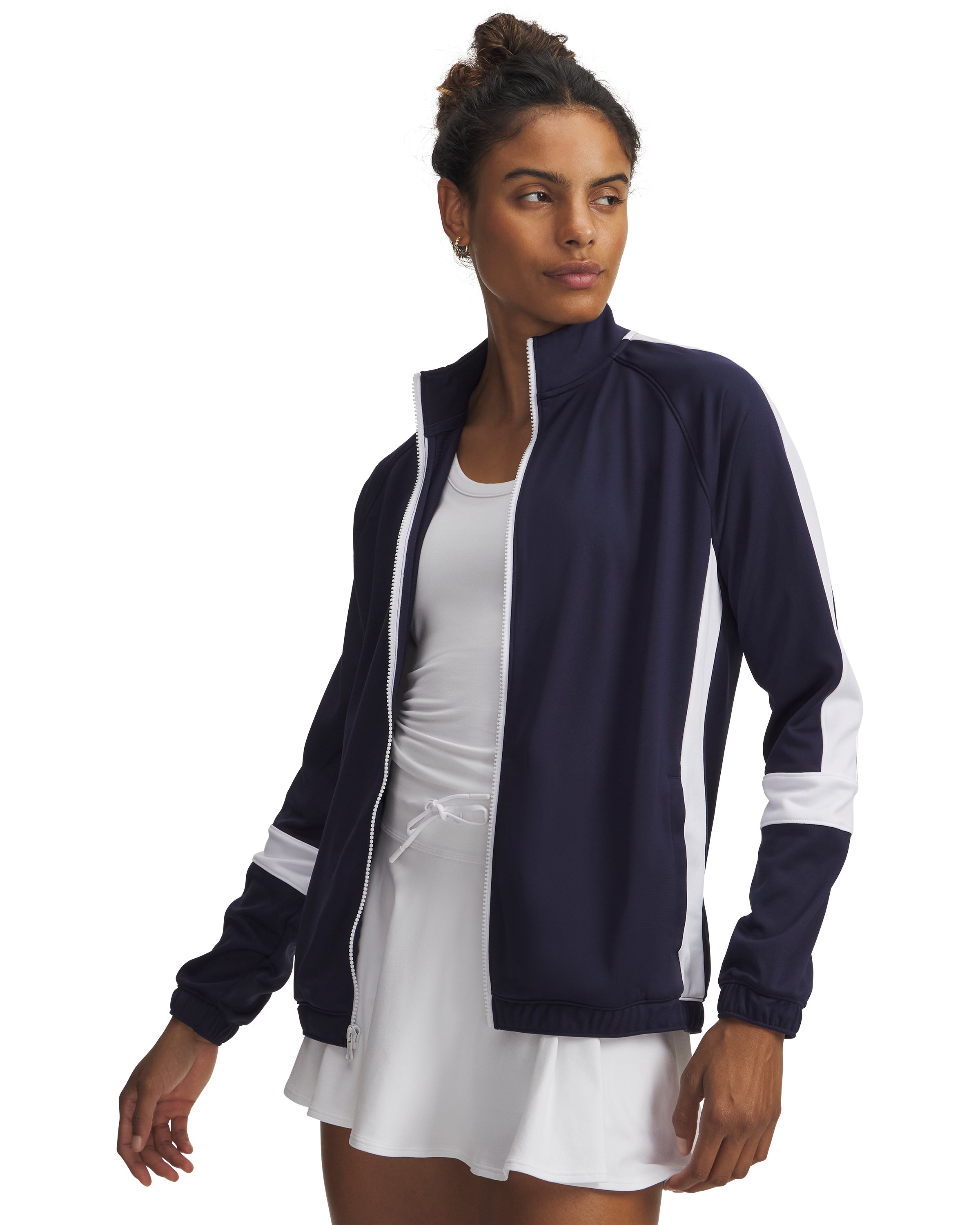 UA Team Knit Warm Up Women's Full Zip 3