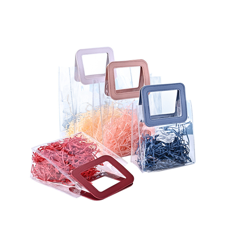 Square Handle Clear Handbag 5